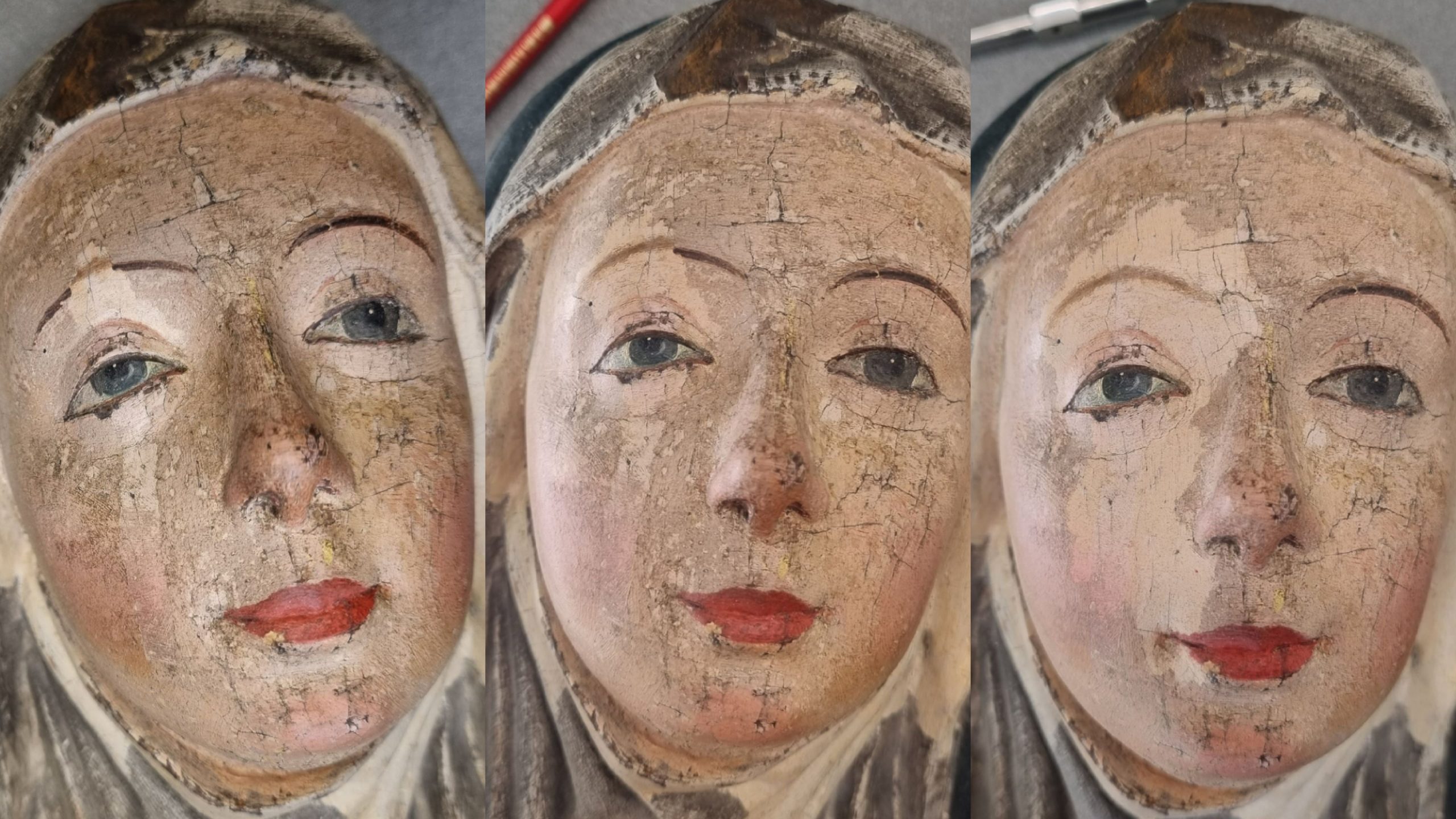 The three faces of the Virgin Mary